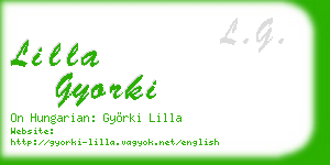 lilla gyorki business card